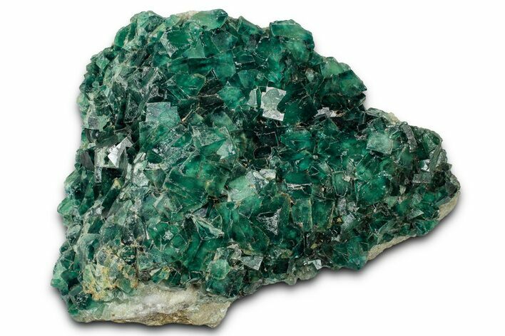 Green Fluorescent Cubic Fluorite Crystals - Madagascar #358919